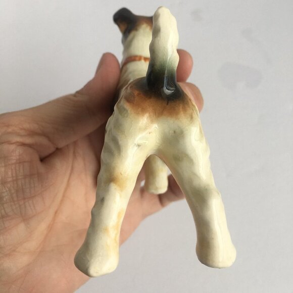 Vintage Dog Figurine Statue - Terrier, Airedale, Akita, Fox, Made in Japan - Picture 4 of 8